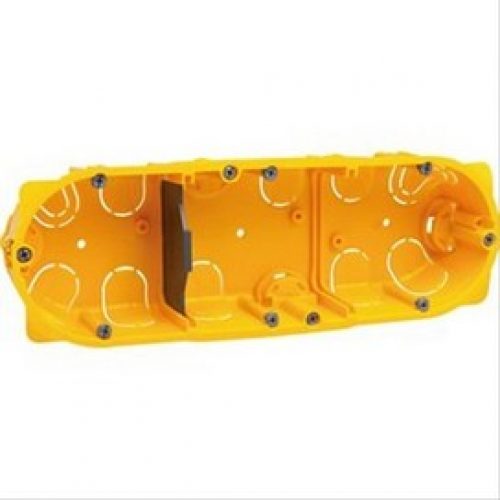 Boîte d’encastrement Batibox, 40mm profondeur, 4 postes 8/10 modules Legrand 080044