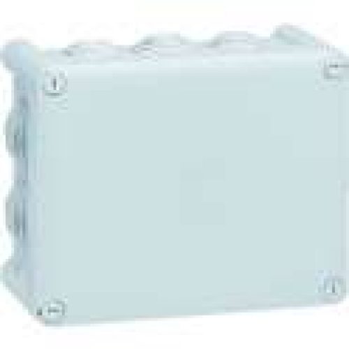 Boîte grise rectangulaire – Couvercle vis 1/4 de tour – Plexo – Legrand