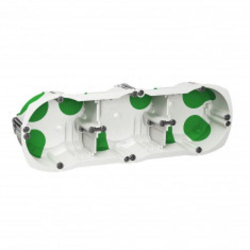 Boîte étanche 3 postes Ø 67 mm profondeur 40 mm – IMT35031