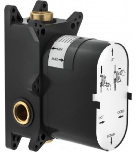 Boîtier encastrable pour douche encastrée avec déviateur…