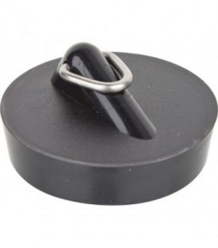 bouchon avec gache triangulaire diametre superieur 40,5mm soupape d&rsquo;evier, noir