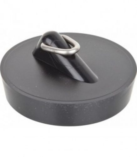 bouchon avec gache triangulaire diametre superieur 45,5mm soupape d&rsquo;evier et baignoire-noire