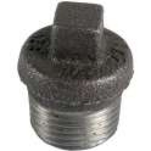 Bouchon fonte noire à collerette à visser mâle – N° 290 – Virfollet & cie