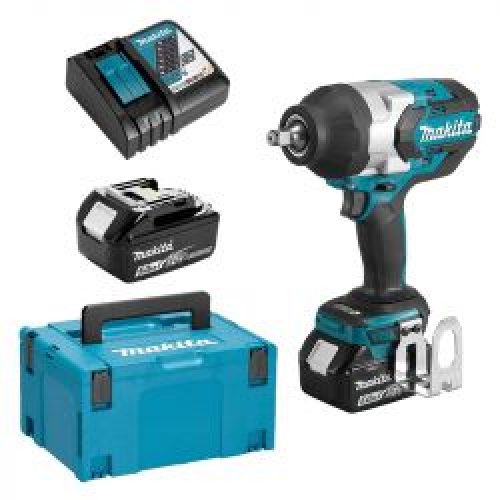 Boulonneuse A Chocs Makita Dtw1002Rtj 18 V Li Ion 2 X 5 Ah 1000 Nm
