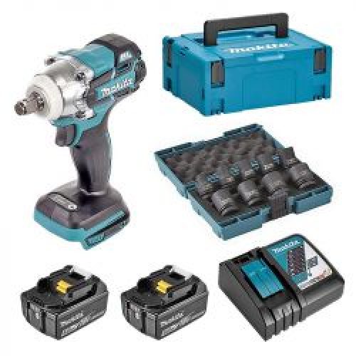 Boulonneuse A Chocs Makita Dtw285Rtjx 18V Li Ion 280Nm 2X5Ah