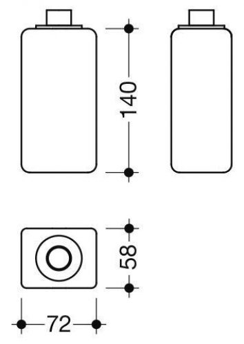 Bouteille vide Hewi Serie 805 805.06.E02