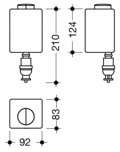 Bouteille vide Hewi Serie 805 805.06.E06