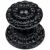 Bouton de porte fonte noir – Carré 6 mm – Dahlia – Jardinier massard