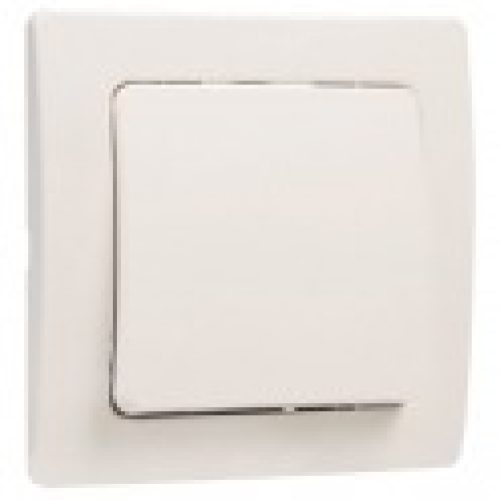 Bouton poussoir blanc complet – Liberty – Dhome