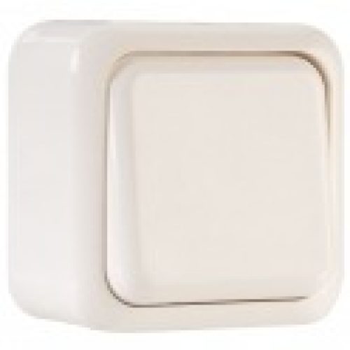 Bouton poussoir blanc – Sally – Dhome