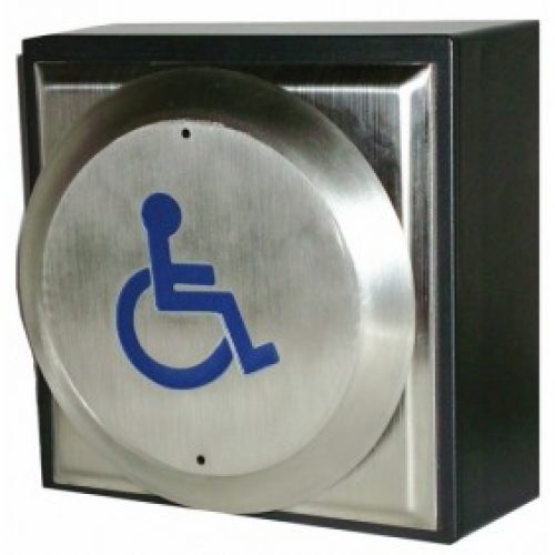 Bouton poussoir grand format à préhension facile