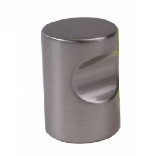 Boutons de meuble à encoche zinc