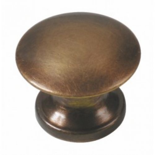 Boutons de meuble Lentille en laiton patiné