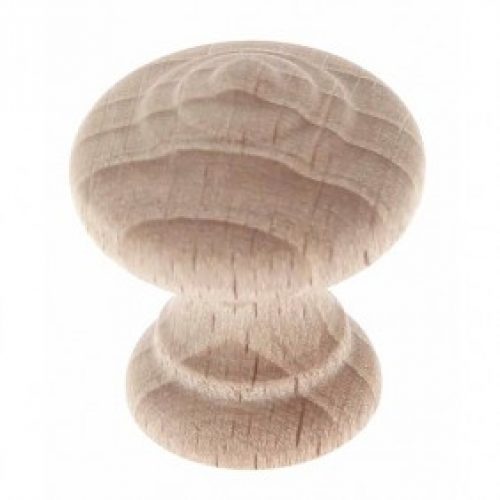Boutons de meuble moulés hêtre