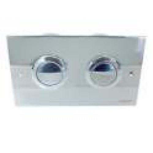 Boutons poussoirs avec plaque chromée brillant Valsir