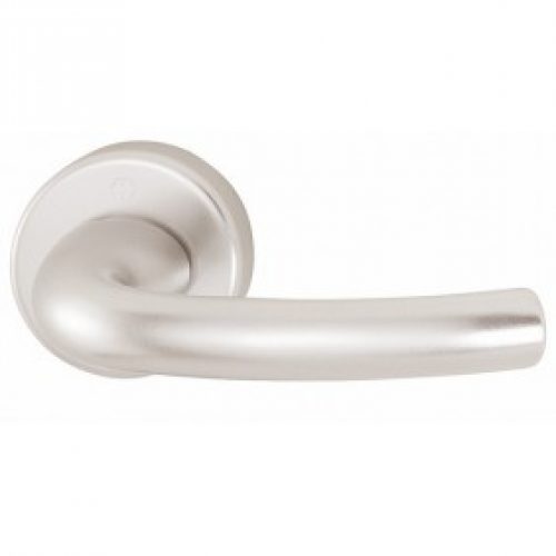 Béquilles doubles Tokyo sur rosaces, ton argent