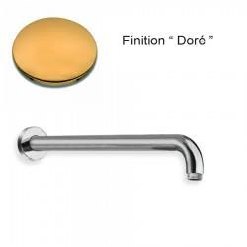 BRAS DE DOUCHE LUXE MURAL ENCASTRE MM 1/2″ 35 CM DORE – CRISTINA ONDYNA AC54552