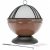 Brasero globe marron La Hacienda avec grille de cuisson