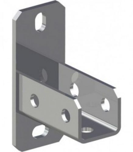 Bride à selle SFL 41 en inox A4 convient pour profilé : 41