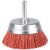 Brosse conique nylon rouge – SCID