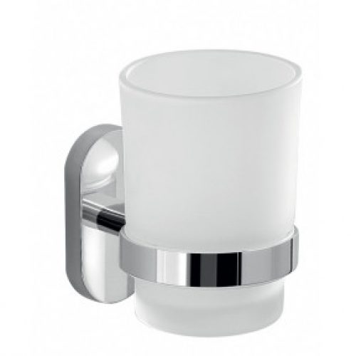 Brosse à dents METAL CHROME ET VERRE MATT – CHYPRE MODÈLE