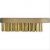 Brosse forme violon, fil en laiton rond