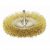 Brosse laiton circulaire pour perceuse-tige 6 mm