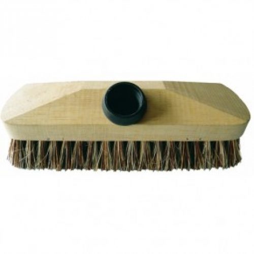 Brosse lave-pont – monture bois – avec douille à vis