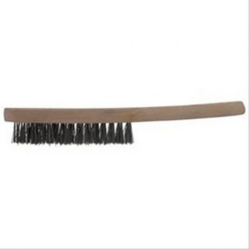 Brosse à manche, 4 rangs de fil acier rond