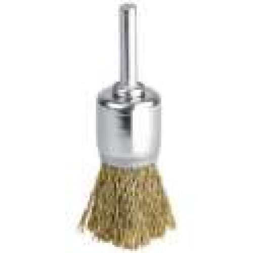 Brosse pinceau fils acier laitonné ondulés – SCID