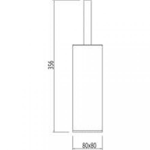 Brosse WC au sol SLIM-TRES