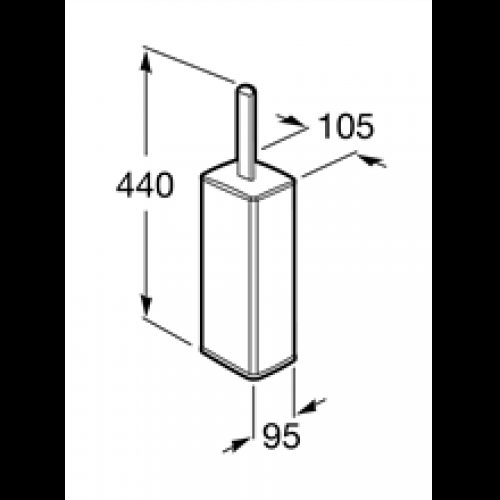 Brosse WC murale Select Roca