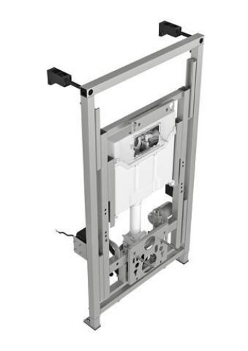 Bâti-Support Hewi S 50 WC IV Acier Poli Acier inoxydable S50.02.02100
