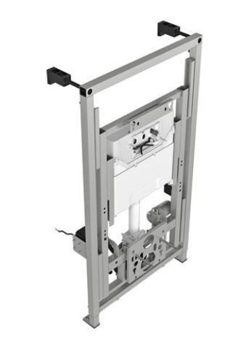 Bâti-Support Hewi S 50 WC V Acier Poli Acier inoxydable S50.02.01200