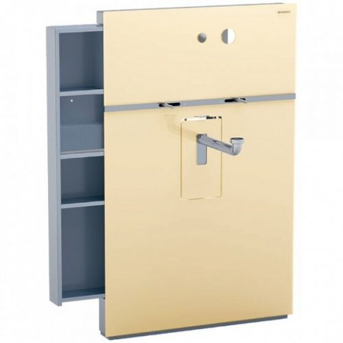 Bâti-Support pour lavabo Geberit mitigeur 2 trous 80mm Monolith 131044TG1