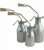 Burette a pression monopompe avec pression. Contenu 300 ml Reservoir en aluminium