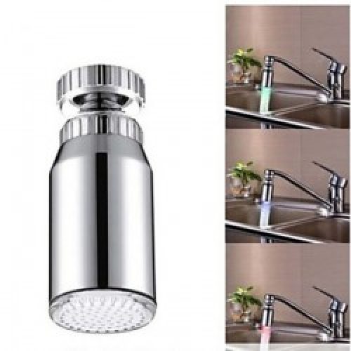 Buse pour cuisine et robinet d’évier en RVB avec contrôle de température et adaptateur universel