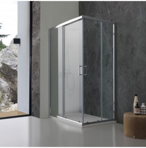 CABINE DE DOUCHE 70 X 100 CM EN VERRE TRANSPARENT GIADA