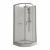 Cabine de douche – 90 x 90 cm arrondie portes coulissantes – Kara