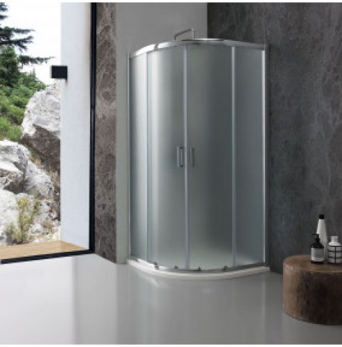 CABINE DE DOUCHE ANGULAIRE GIADA 90×90 CM VERRE OPAQUE 6 MM
