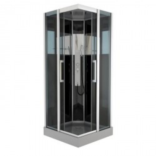 Cabine de douche complète – carrée – 90 x 90 x 215 cm – Trendy Square – AURLANE