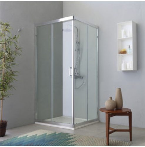 CABINE DE DOUCHE FLY 90X120 AU DESIGN MODERNE AVEC UN PROFILÉ PLAT
