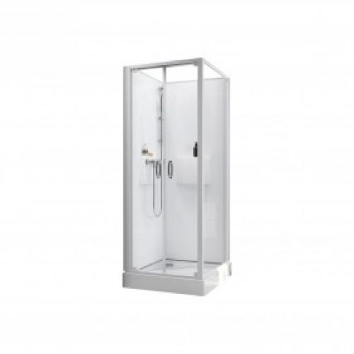 Cabine de douche – Izibox 2 – Porte battante 80×80 cm