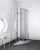 Cabine de Douche Kermi LIGA 1/4 rond 2 volets (LIP5508018)