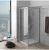 CABINE DE DOUCHE QUADRATO VENERE 80X80 AVEC PROFILS BLANCS