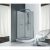 Cabine de douche quart de rond 90×90 Kara Leda portes coulissantes – LEDA