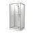 Cabine de douche rectangulaire – 100 x 80 cm – porte pivotante – Kara