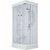 Cabine de douche rectangulaire portes coulissantes transparentes – 100 x 80…