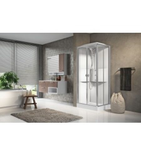 cabine multifonction accès d’angle à 2 portes…