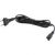 Cable alim noir eu 2000mm – pour liseuse LED – Häfele